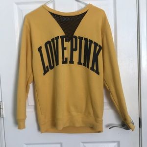 Yellow PINK pullover